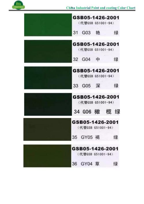 China nga industriyal nga pintal ug coating color chart_05