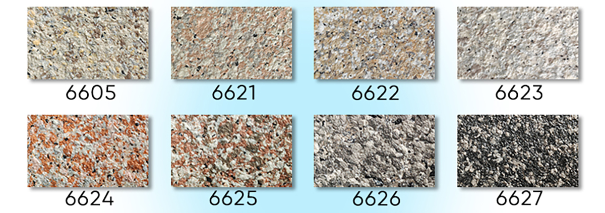 Granite Wall Paint Color Chart